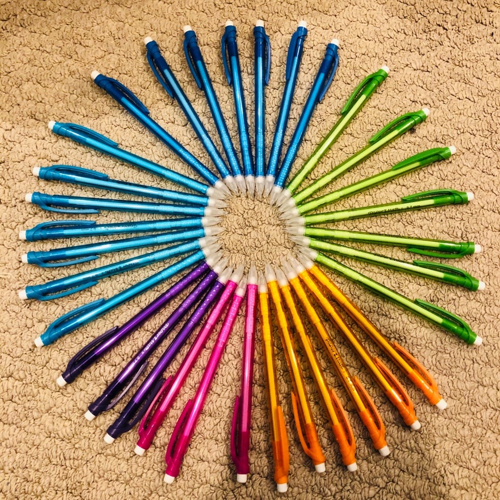 bundle of mechanical pencils